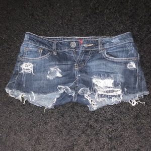 RED VELVET BOOTY SHORTS